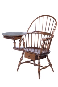 CUSTOM WRITING ARM WINDSOR CHAIR
