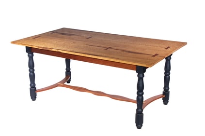 PAUL BAINES FINE WOODWORKING DINING TABLE