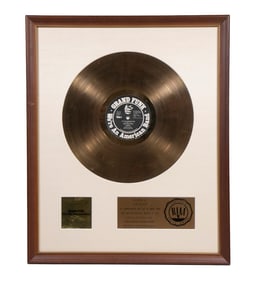 RIAA GOLD RECORD AWARD FOR "WE'RE AN AMERICAN BAND" BY GFR