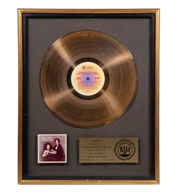 RIAA GOLD RECORD AWARD FOR "I HOPE WE GET TO LOVE IN TIME" BY MARILYN McCOO & BILLY DAVIS JR.