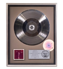 RIAA PLATINUM RECORD FOR "AJA" BY STEELY DAN