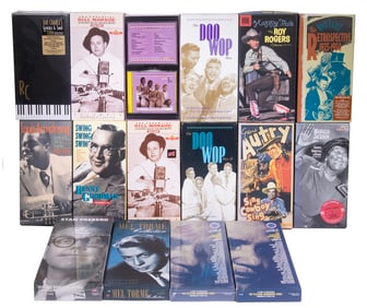 (16) 1940S-50S JAZZ AND DOO-WOP BOX SETS