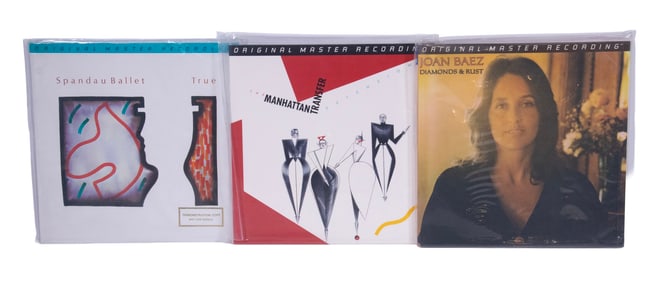 GROUP OF (3) ORIGINAL MASTER RECORDINGS, 1980S