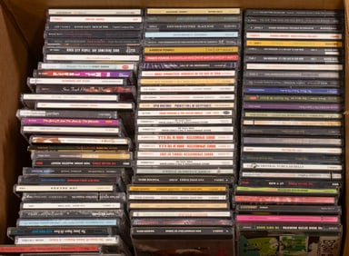 BOX LOT OF MISC. CD'S