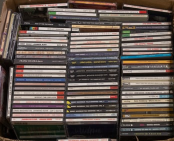 BOX LOT OF MISC CD'S