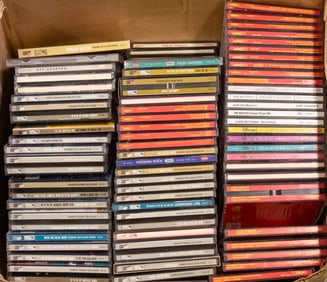 BOX LOT OF MISC. CD'S