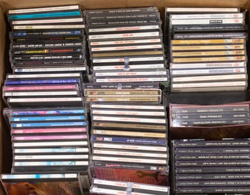 BOX LOT OF MISC. CD'S