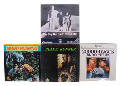 (4) SCI-FI LASER DISCS
