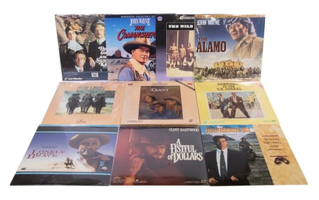 (20) WESTERN MOVIES ON LASERDISC