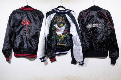 (7) VINTAGE TOUR JACKETS & (3) MFSL COMPANY SHIRTS
