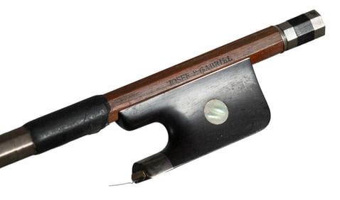 SILVER MOUNTED VIOLINCELLO BOW