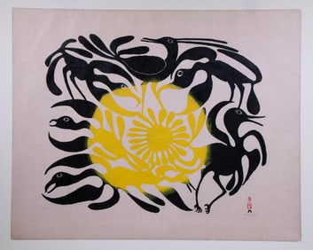 KENOJUAK ASHEVAK,C.C., RCA. (INUK, CAPE DORSET, CANADA, 1927-2013)