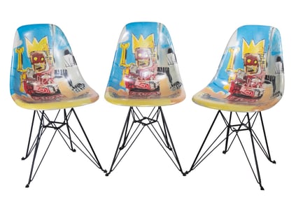 (3) BASQUIAT KING CASE STUDY CHAIRS BY MODERNICA