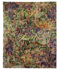 GILROY LARGE POST-MODERN ABSTRACT WATERCOLOR