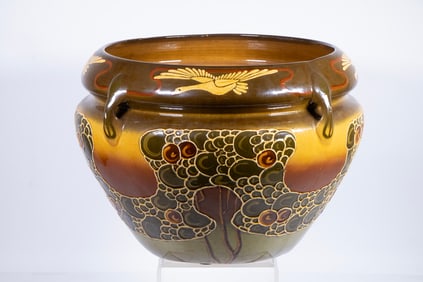 HARRY RHEAD FOR ROSEVILLE POTTERY JARDINIERE