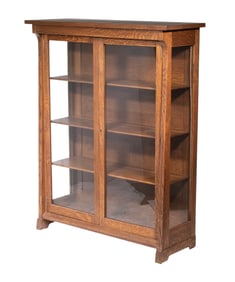 STICKLEY MISSION OAK CHINA CABINET