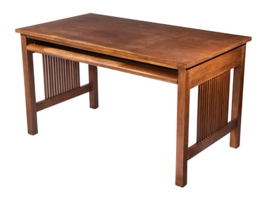 STICKLEY MISSION COLLECTION OAK COMPUTER DESK