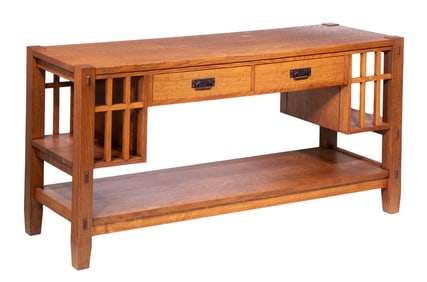 OAK CREDENZA BY ROCKY COAST JOINERY (CAMDEN, ME)