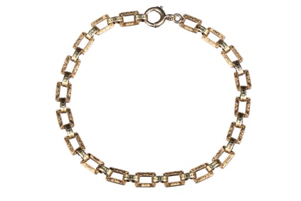 VINTAGE ART DECO 14K GOLD BRACELET