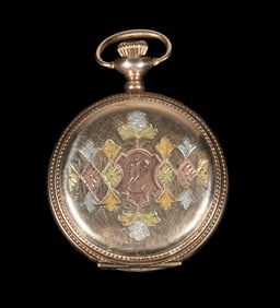 VINTAGE 14K GOLD-FILLED POCKET WATCH CASE