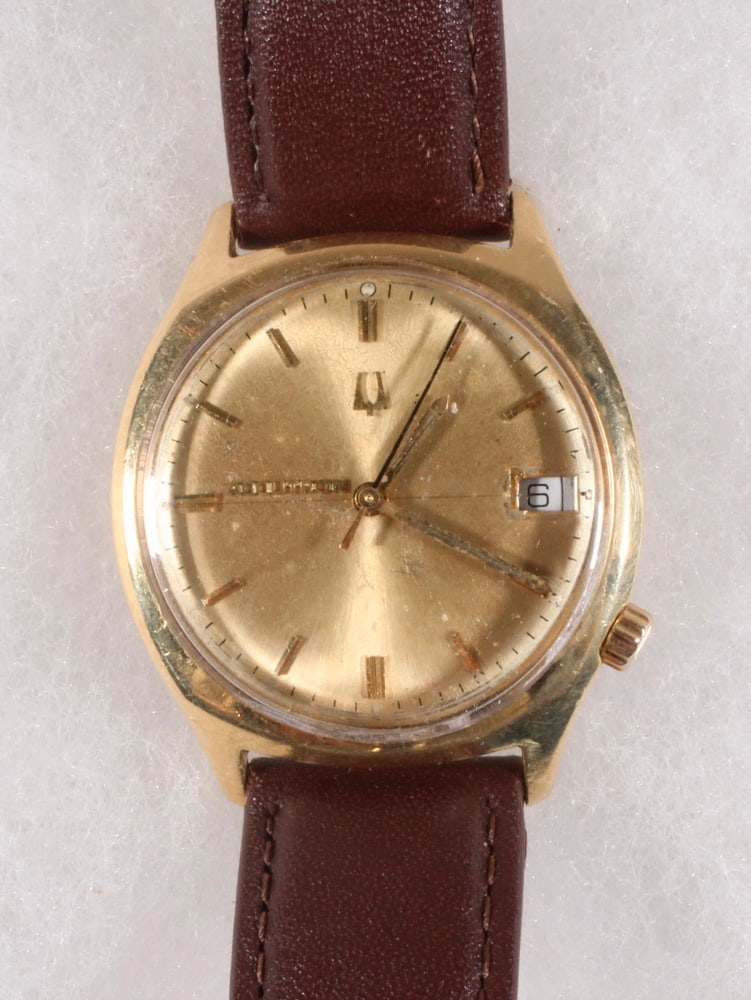 BULOVA ACCUTRON, 14K YELLOW GOLD GENT'S WRISTWATCH (1 of 3)