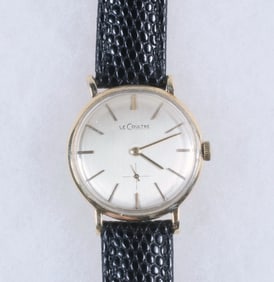 LE COULTRE, VINTAGE 9K GOLD GENT'S WRISTWATCH