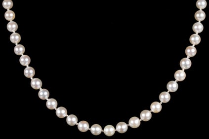 GOLD PEARL NECKLACE