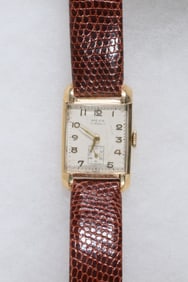 VINTAGE 14K GOLD GENT'S WRISTWATCH, MEPA