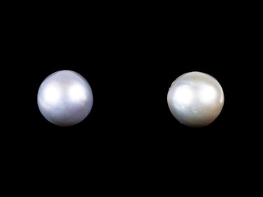 PR 14K GOLD SOUTH SEA PEARL STUDS EARRINGS