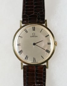 OMEGA 14K GOLD GENT'S WRISTWATCH