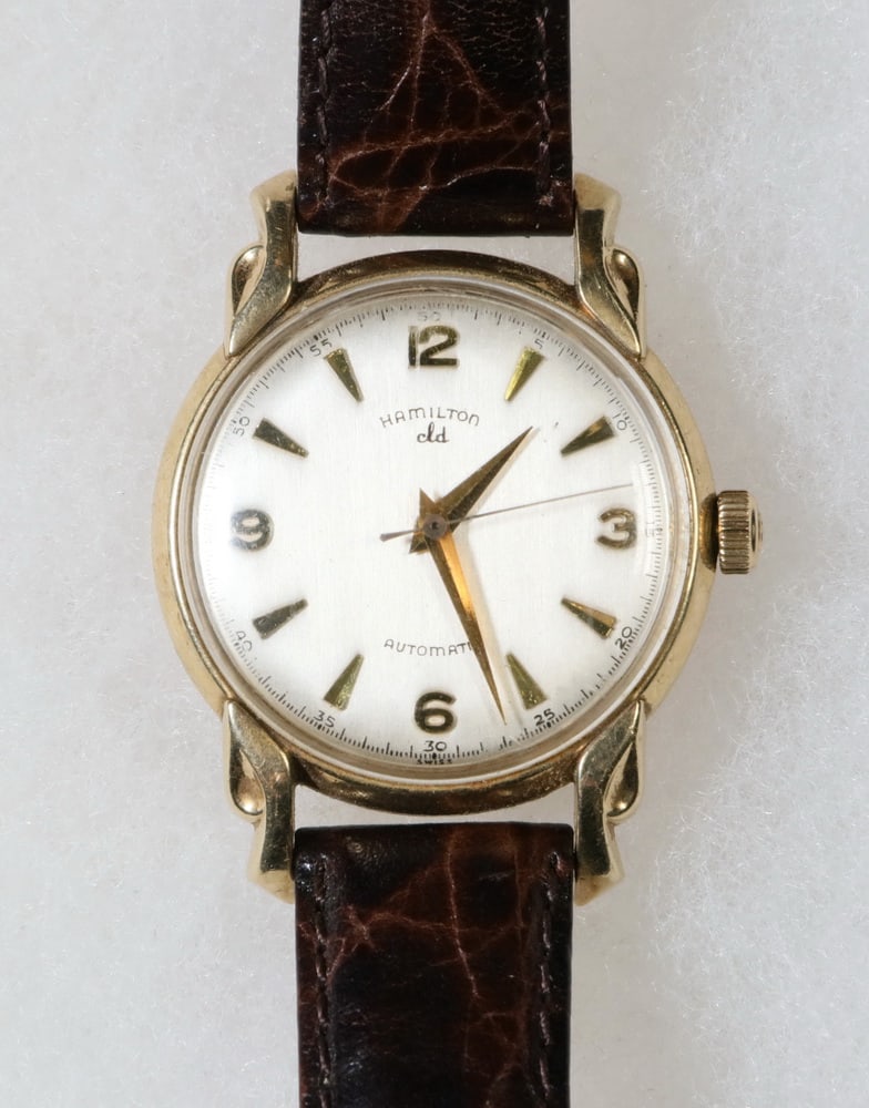 HAMILTON 10K GOLD GENT'S WRISTWATCH (1 of 2)