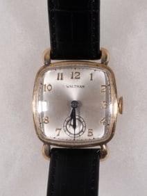 WALTHAM, VINTAGE 14K GOLD GENT'S WRISTWATCH