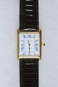 18K GOLD GENT'S WRISTWATCH, BULOVA ACCUTRON