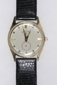 VINTAGE 14K YELLOW GOLD WRISTWATCH, LORD ELGIN