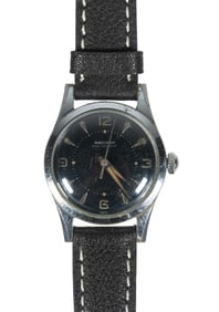 WALTHAM VINTAGE STAINLESS STEEL WRISTWATCH
