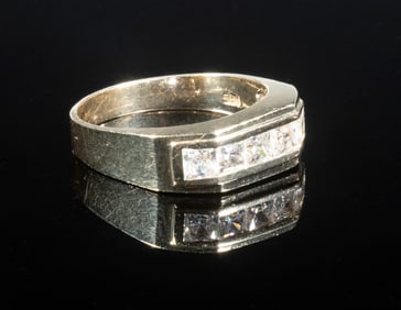 14K GOLD GENTS RING