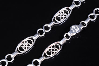VINTAGE TAXCO STERLING SILVER NECKLACE