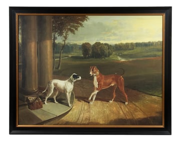 FRAMED GICLEE OF BRITISH SPORTING OIL PAINTING