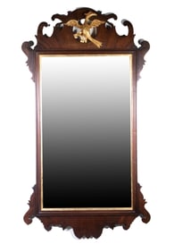 CUSTOM EARLY 20TH C. CHIPPENDALE MIRROR