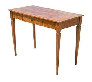 19TH C. ITALIAN INLAID PROVINCIAL DRESSING TABLE