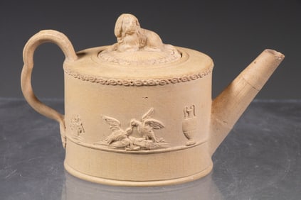 NEALE & CO. MINIATURE CANEWARE TEAPOT