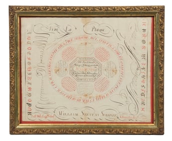 FEDERAL PERIOD AMERICAN CALLIGRAPHY