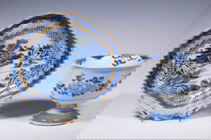 (2 PCS) CHINESE BLUE & WHITE PORCELAIN