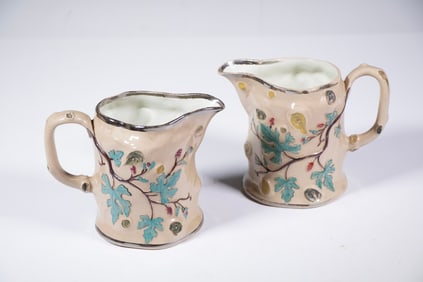 PR ENGLISH LUSTREWARE MILK JUGS