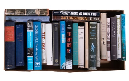 (23) BROOKE ASTOR PERSONAL LIBRARY BOOKS INSCRIBED TO HER BY AUTHOR