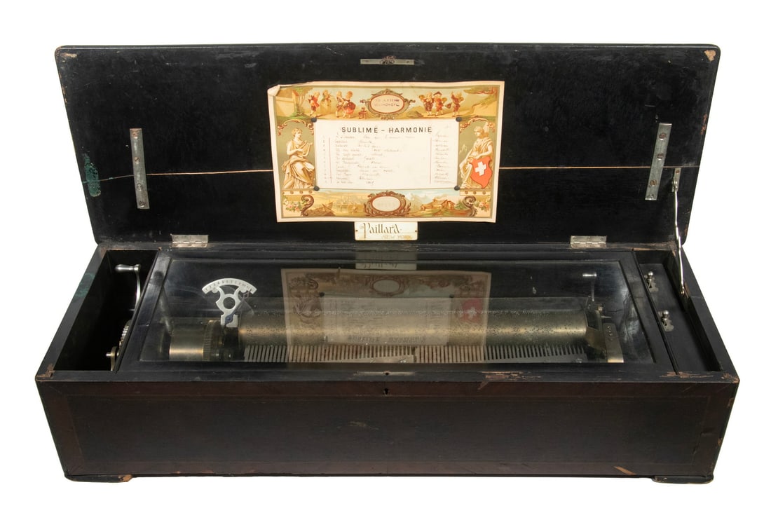 PAILLARD SUBLIME HARMONIE CYLINDER MUSIC BOX (1 of 5)