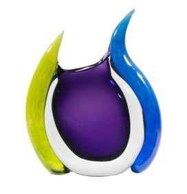 YOUNG & CONSTANTIN ART GLASS VASE