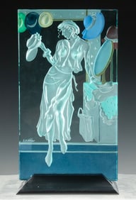 WENDY SAXON BROWN (US, 1953-) GLASS SCULPTURE