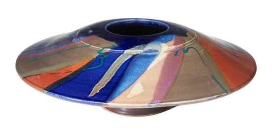 STUDIO ART POTTERY IKEBANA VASE