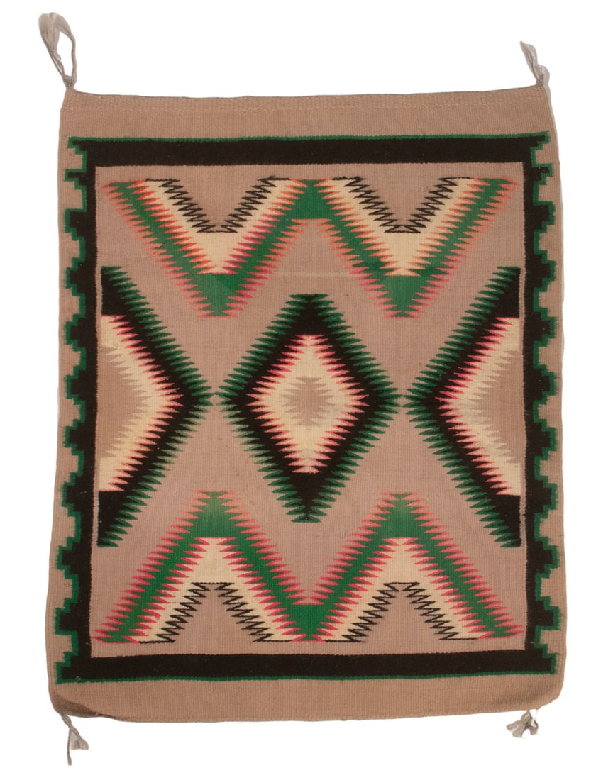 EARLY 20TH C. NAVAJO RUG (3' x 4') (1 of 2)